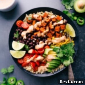 Sweet Potato Taco Bowls - A healthy and delicious vegetarian meal.