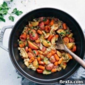 One Pot Cabbage, Potatoes, and Sausage recipe main image