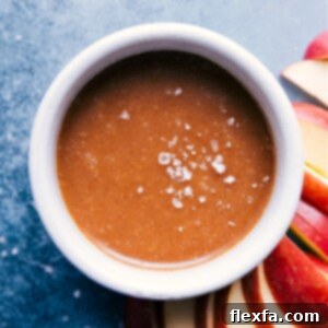 Healthy Caramel Sauce ready to serve