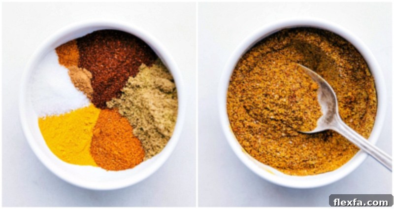 Close-up of Moroccan Carrot Salad spices