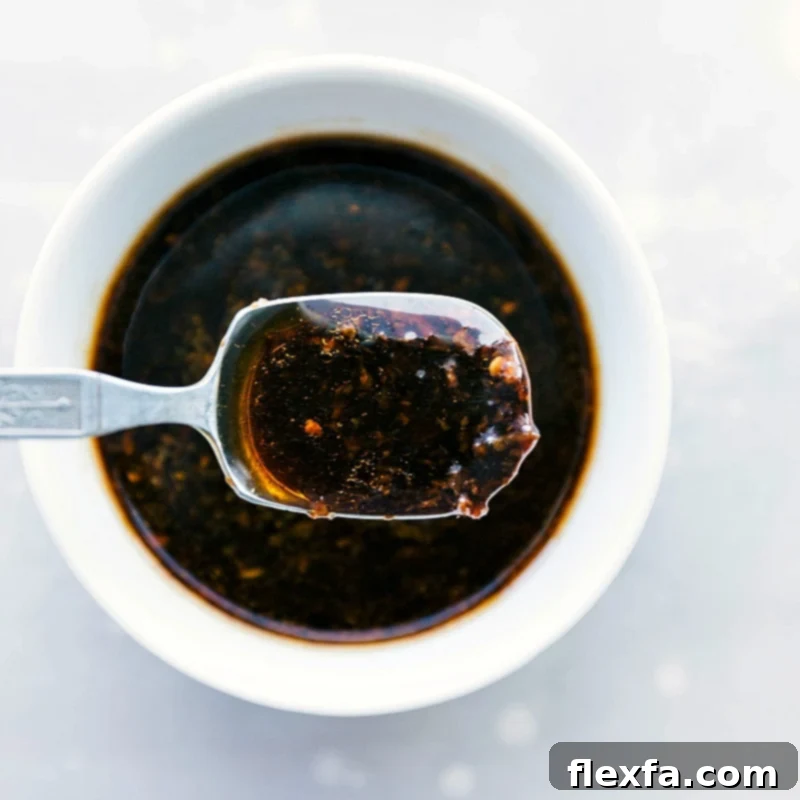 Delicious sauce prepared to complement and tie together all the flavors of the dish.