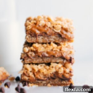 Delicious Cookie Butter Bars, freshly baked and stacked, ready to be enjoyed.