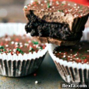 Thin Mint Oreo Cups