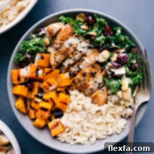 Image of the completed Harvest Bowl dish.