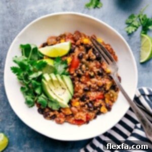 Finished Crockpot Quinoa dish ready to be served