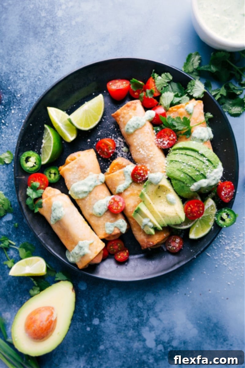 Flavor-packed Southwest Egg Rolls are healthier than most egg rolls because we make them in an air fryer! No air fryer? No worries, I'll share some other ideas to still get all the goodness these egg rolls provide.