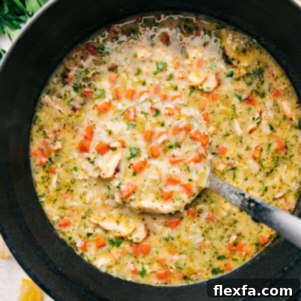 Greek Lemon Soup.