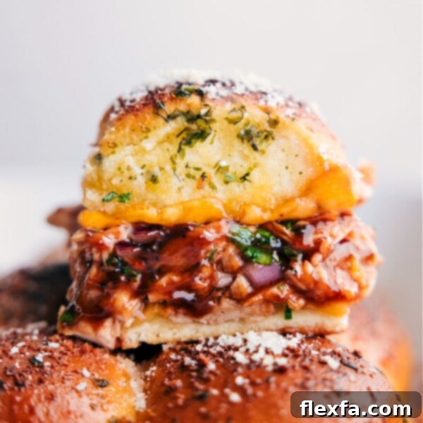 BBQ Chicken Sliders