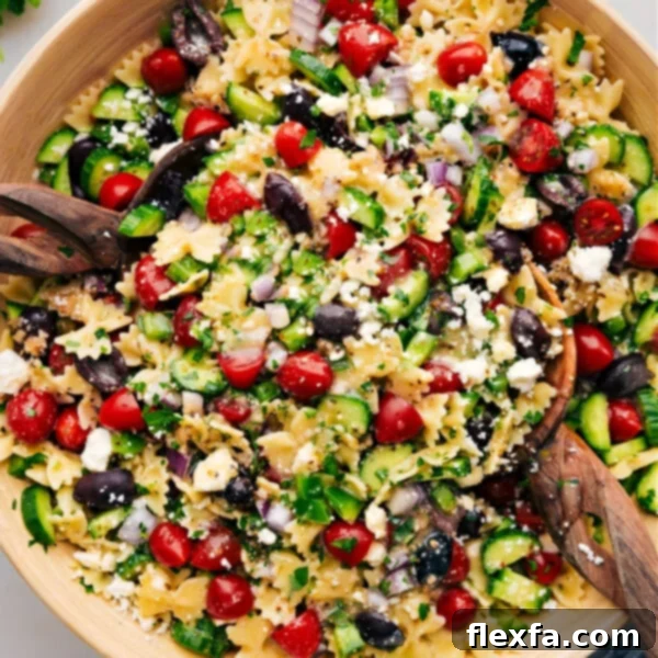 Easy Greek Pasta Salad