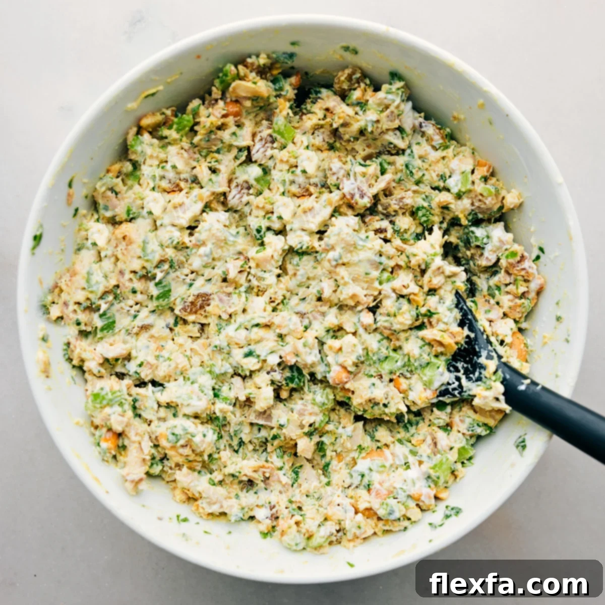 Curry Chicken Salad ready to serve