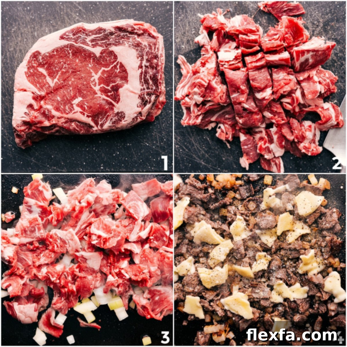 Cooking Philly Cheesesteak