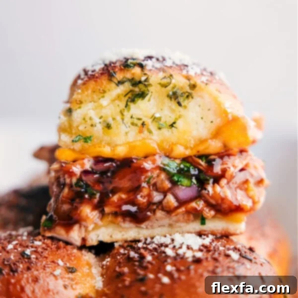 BBQ Chicken Sliders