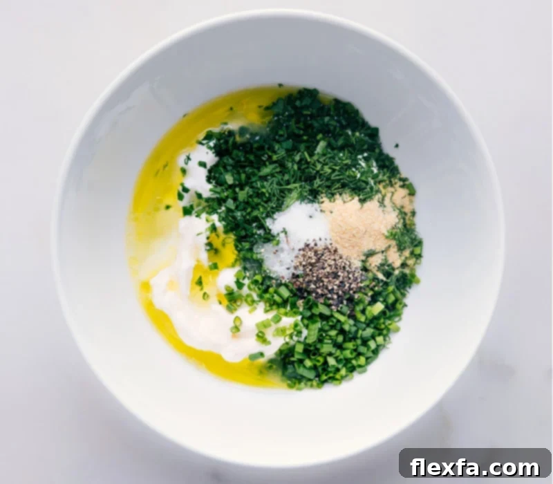 Making Buttermilk Ranch Dressing