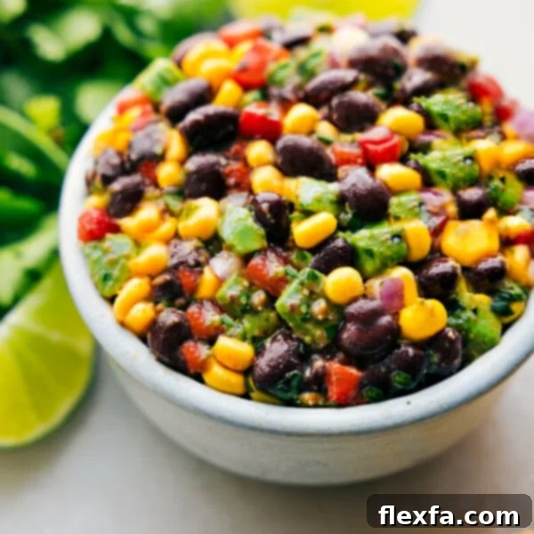 Black Bean Corn Avocado Salad