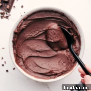 Finished Chocolate Buttercream Frosting