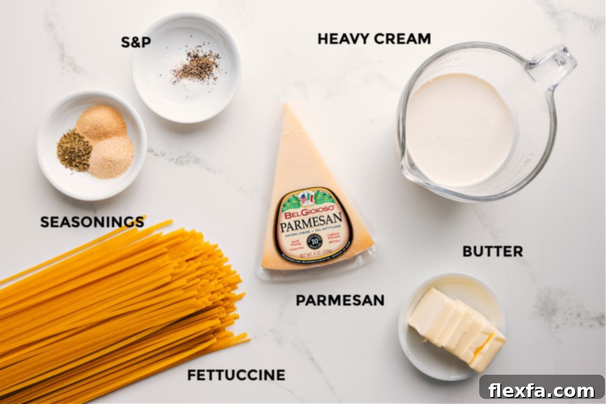 Ingredients In Olive Garden Fettuccine Alfredo Recipe