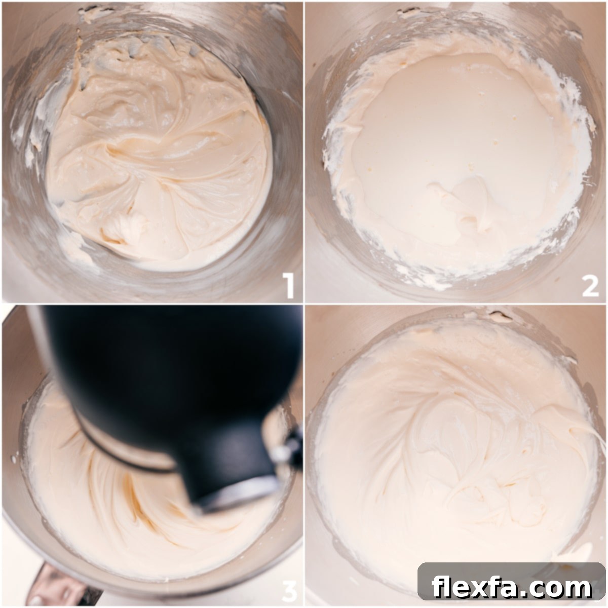 Mixing Chocolate Chip Dip Ingredients