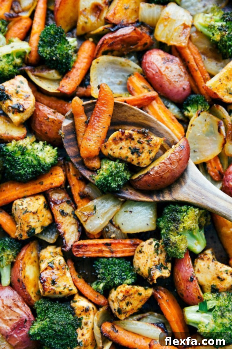Sheet pan chicken and veggies