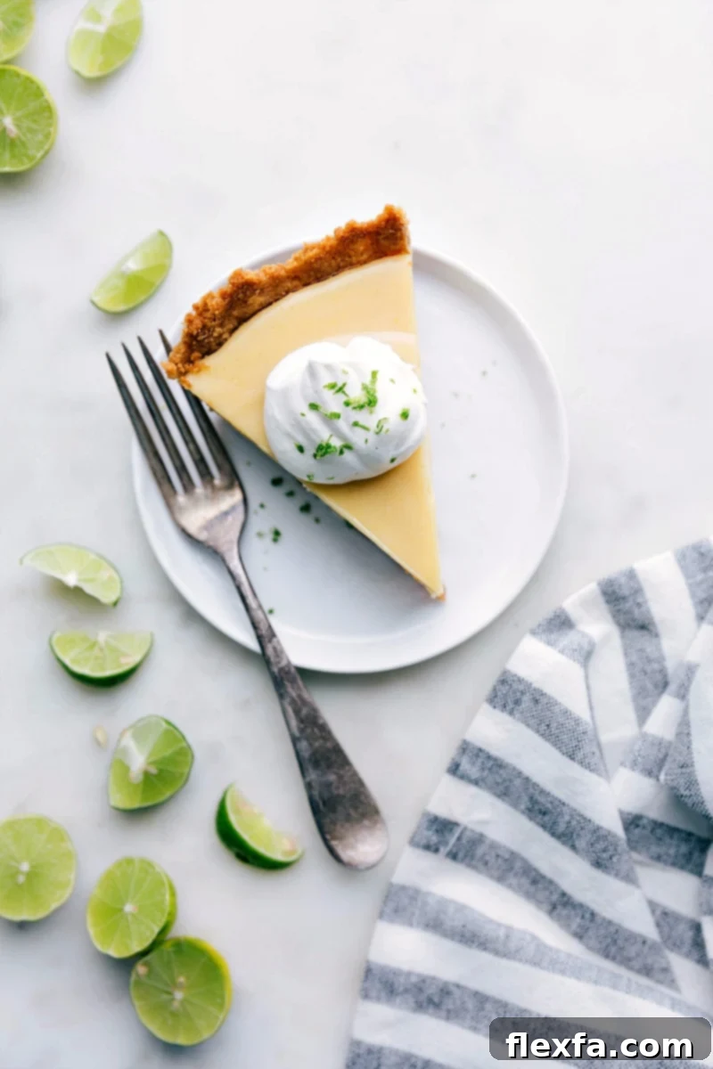 Key Lime Pie Slice - Creamy and Tangy Delight