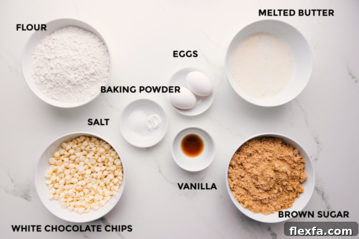 Ingredients for Sugar Cookie Bars