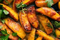 Lemon Herb Roasted Greek Potatoes