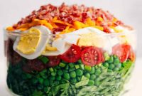 Vibrant Seven Layer Salad