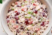 Classic Waldorf Chicken Salad Recipe: Crunchy Apple & Celery Bowl