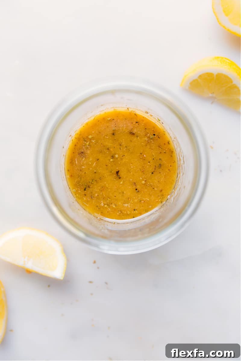 Greek salad dressing recipe.