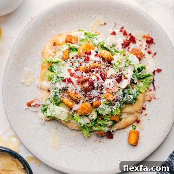Caesar Salad Pizza