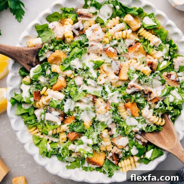 Chicken Caesar Pasta Salad