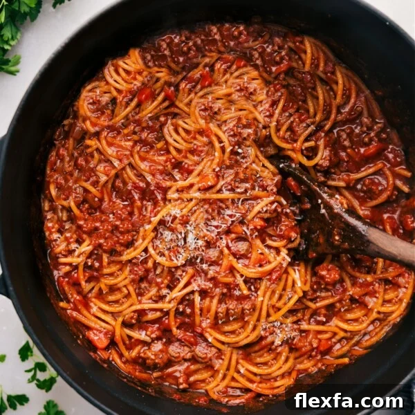 One pot spaghetti