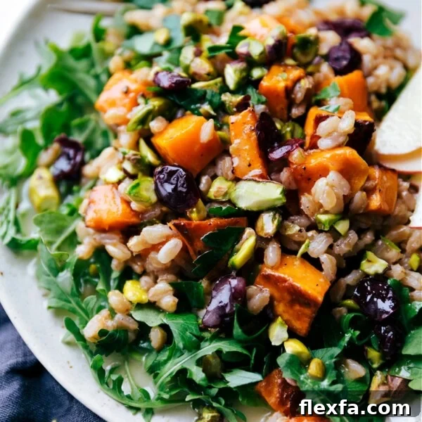Sweet Potato Farro Salad