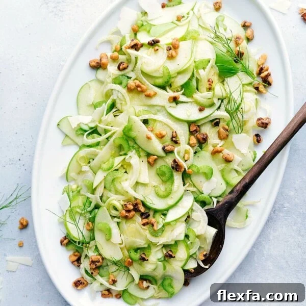 Apple fennel salad image
