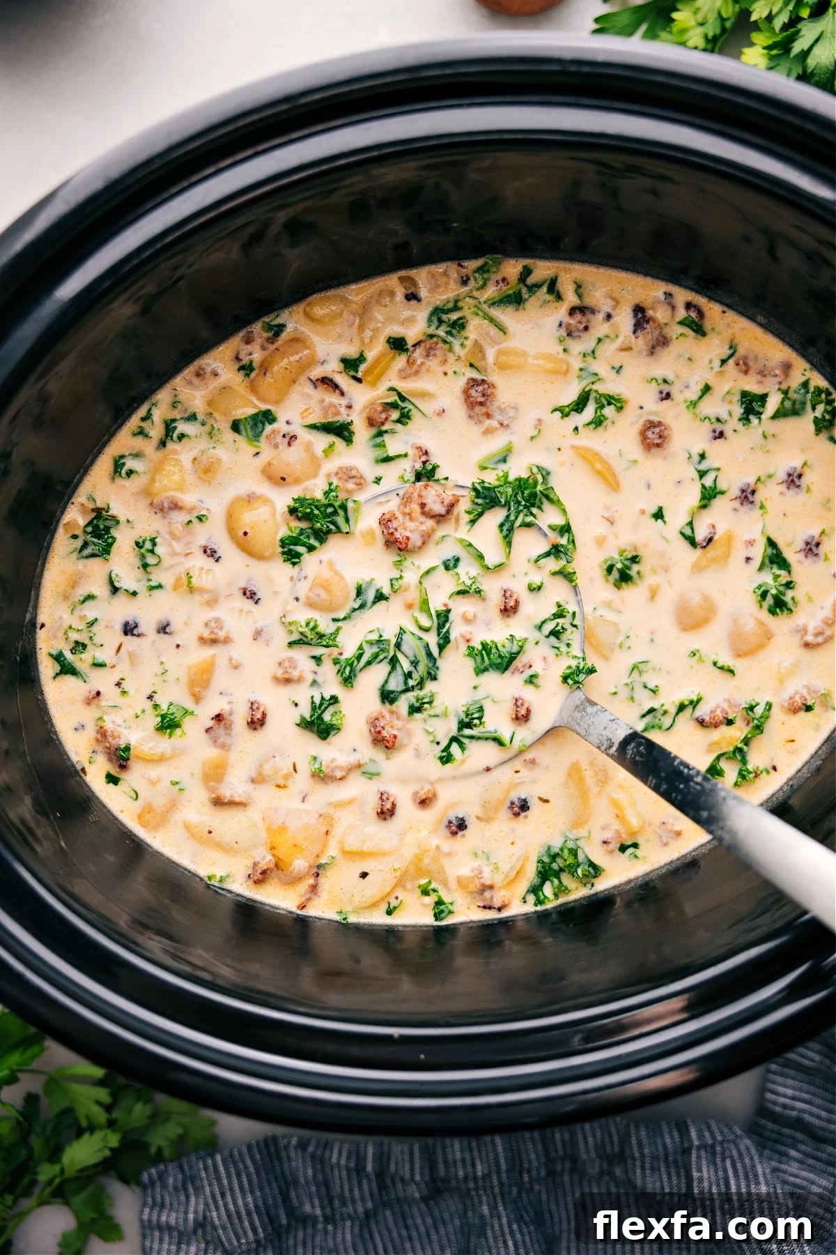 Easy crockpot meals featuring this Zuppa Toscana soup recipe.